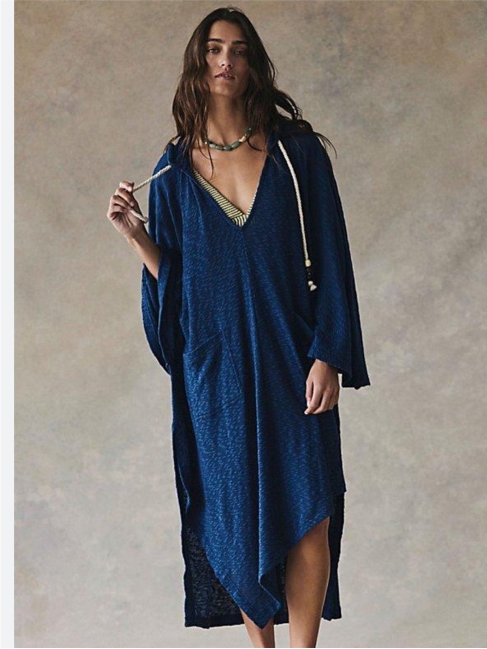 NWT Free People Super Slub Poncho